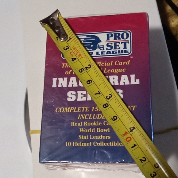 PRO SET 1991 WORLD LEAGUE FOOTBALL- Inaugural Series-Complete Set-Factory Sealed - Picture 9 of 11